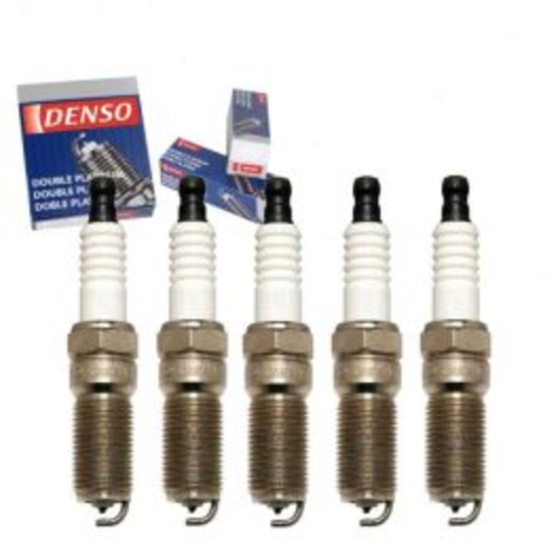 5 pc DENSO Double Platinum Spark Plugs for 2009 Hummer H3T 3.7L L5