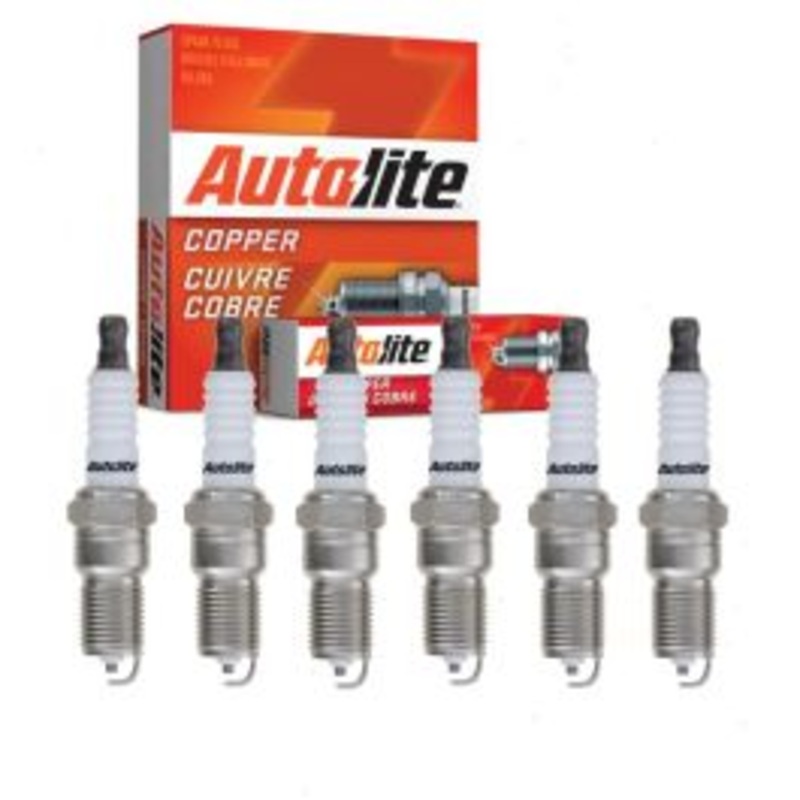 6 pc Autolite Copper Core Spark Plugs for 1997-2000 Isuzu Hombre 4.3L V6