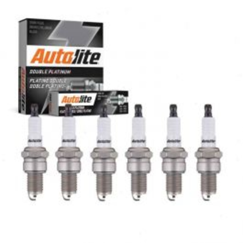 6 pc Autolite Double Platinum Spark Plug for 1967-1969 GMC C25 C2500 Pickup