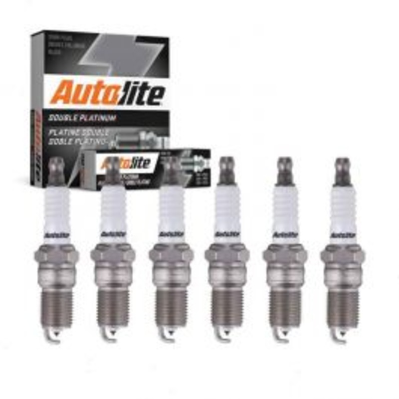 6 pc Autolite Double Platinum Spark Plug for 1988-1992 Buick Riviera
