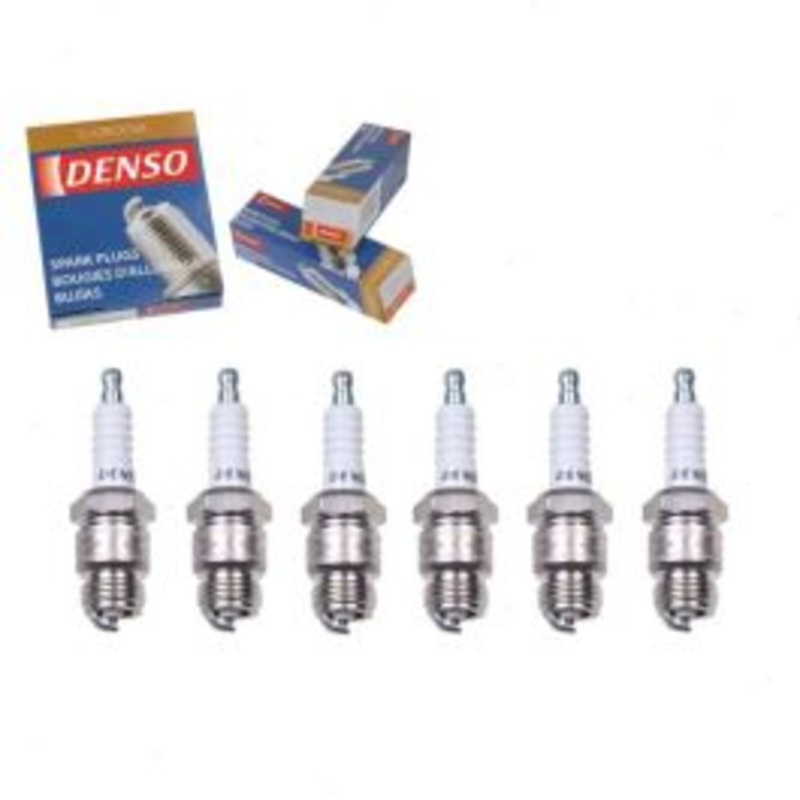 6 pc DENSO Standard U-Groove Spark Plugs for 1961-1965 Ford Falcon Sedan Delivery 2.8L 3.3L L6