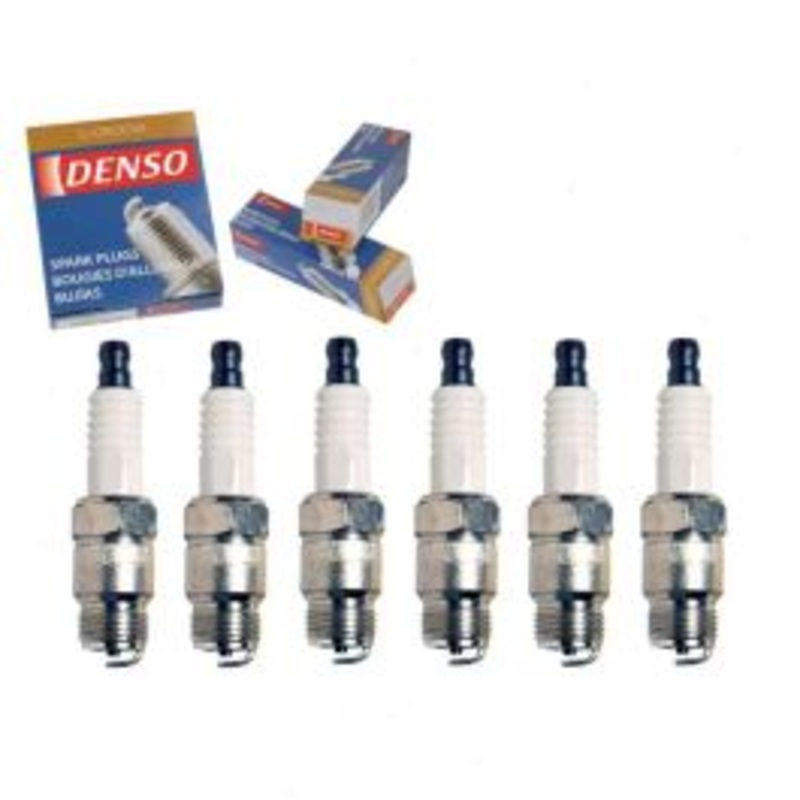 6 pc DENSO Standard U-Groove Spark Plugs for 1970-1972 Chevrolet Biscayne 4.1L L6