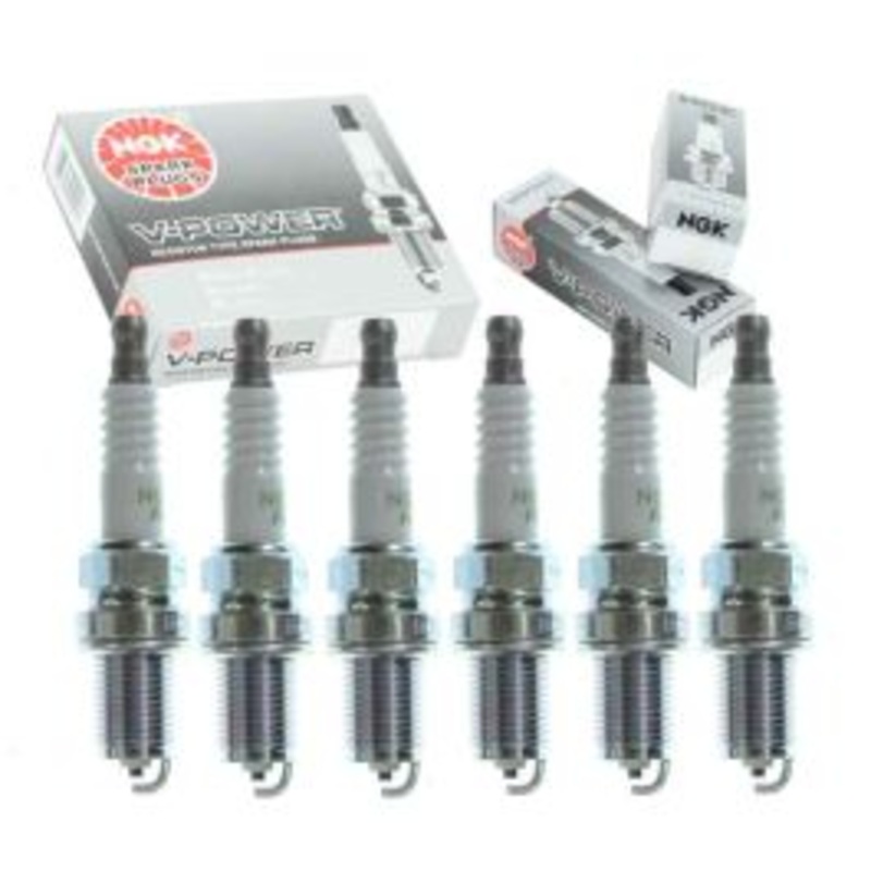 6 pc NGK V-Power Spark Plugs for 1984-1989 Nissan 300ZX 3.0L V6