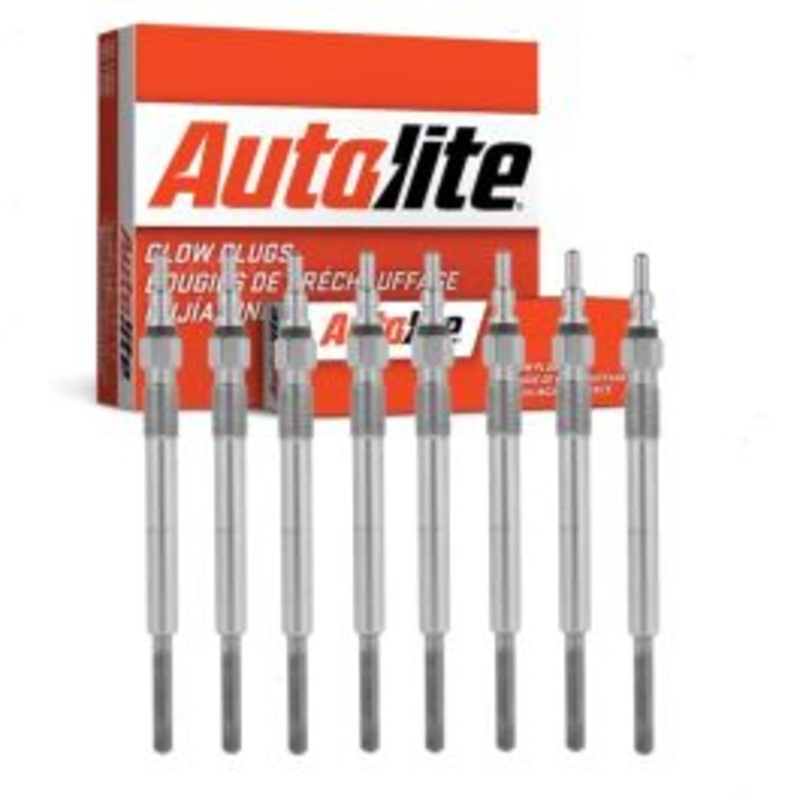 8 pc Autolite Diesel Glow Plugs for 1999-2003 Ford F-250 Super Duty 7.3L V8