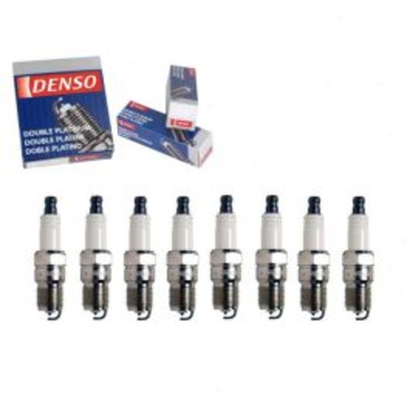8 pc DENSO Double Platinum Spark Plugs for 1996-2000 GMC C3500 5.7L 7.4L V8