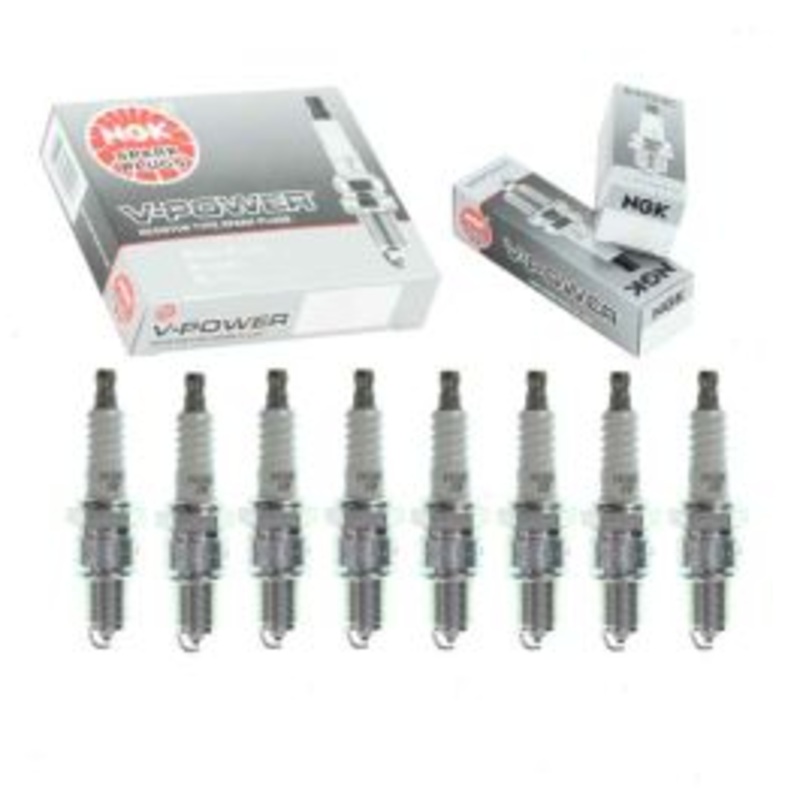 8 pc NGK V-Power Spark Plugs for 1968-1969 Chevrolet K20 Pickup 6.5L V8