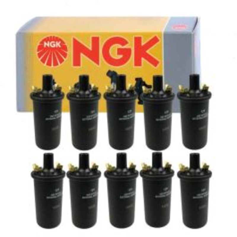 10 pc NGK 48863 U1163 Ignition Coils