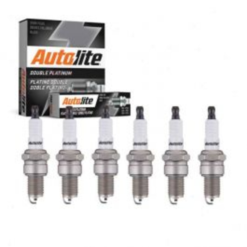 6 pc Autolite Double Platinum Spark Plug for 1964 Jeep J-220