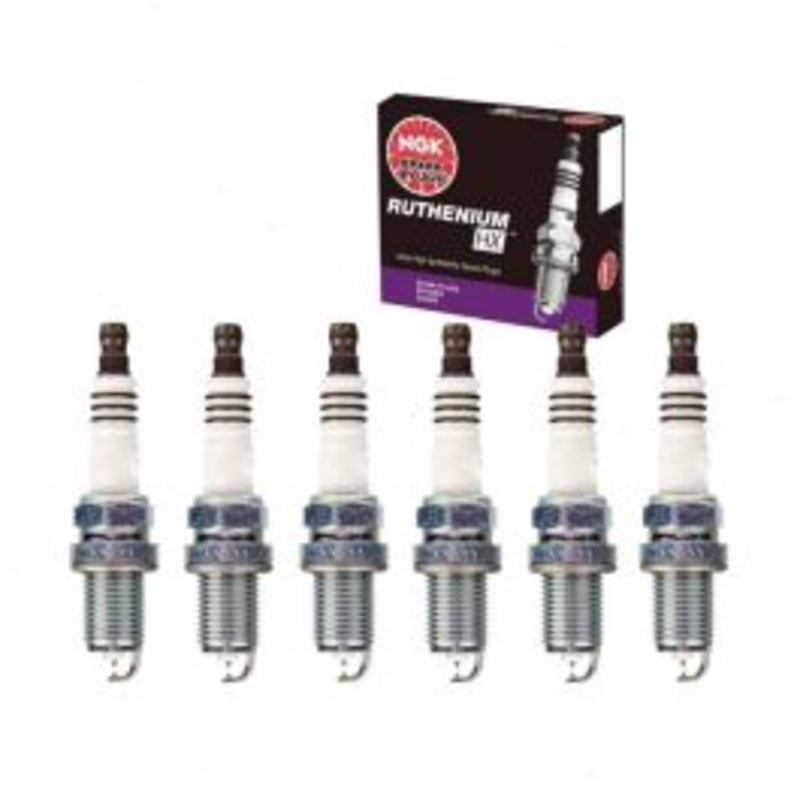 6 pc NGK Ruthenium HX Spark Plugs for 2007-2009 Acura MDX 3.7L V6