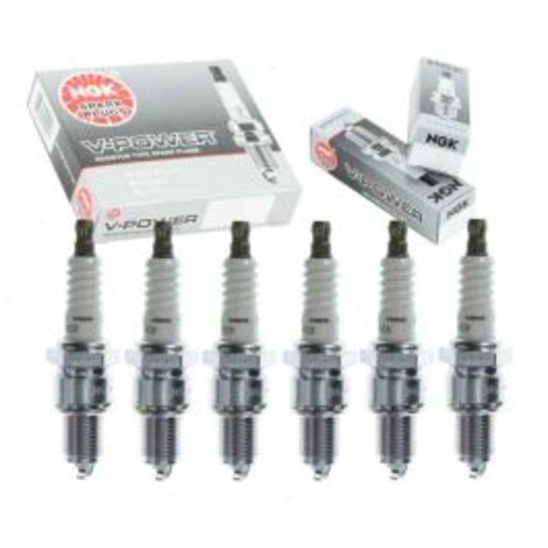6 pc NGK V-Power Spark Plugs for 1963-1967 Chevrolet P10 Series 3.2L 3.8L L6