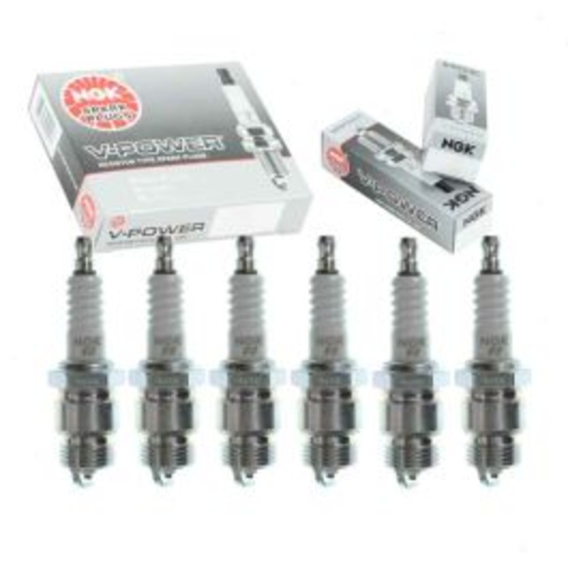 6 pc NGK V-Power Spark Plugs for 1978-1983 Ford Fairmont 3.3L L6
