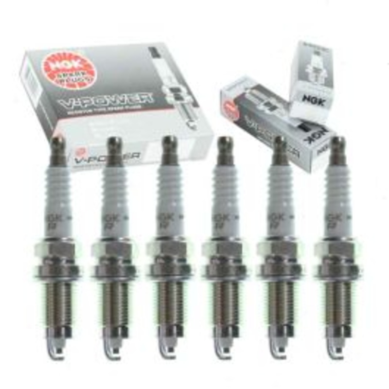 6 pc NGK V-Power Spark Plugs for 1999-2000 Dodge Ram 1500 Van 3.9L V6