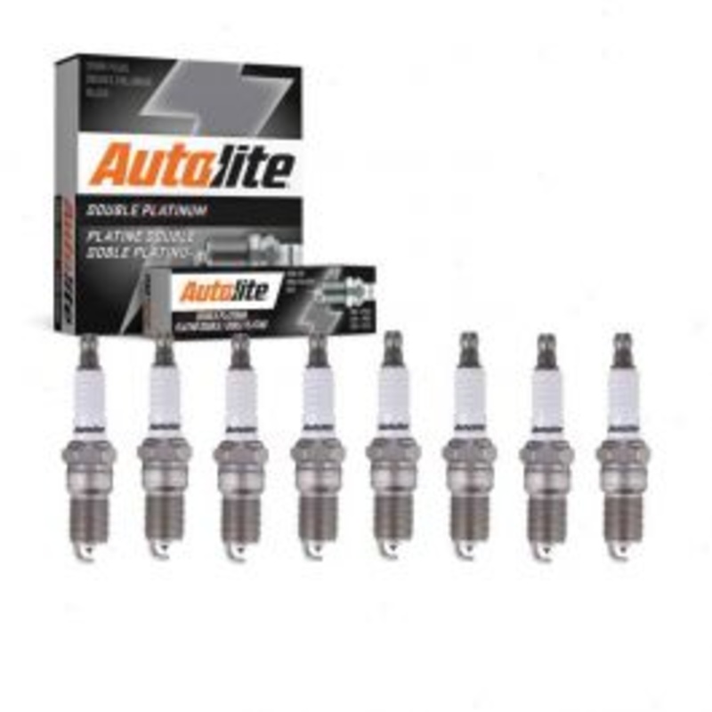 8 pc Autolite Double Platinum Spark Plug for 1996 Chevrolet K2500