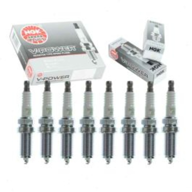 8 pc NGK V-Power 7787 LFR6C-11 Spark Plugs