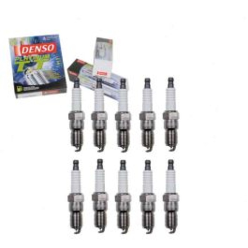 10 pc DENSO Platinum TT Spark Plugs for 2000-2005 Ford Excursion 6.8L V10