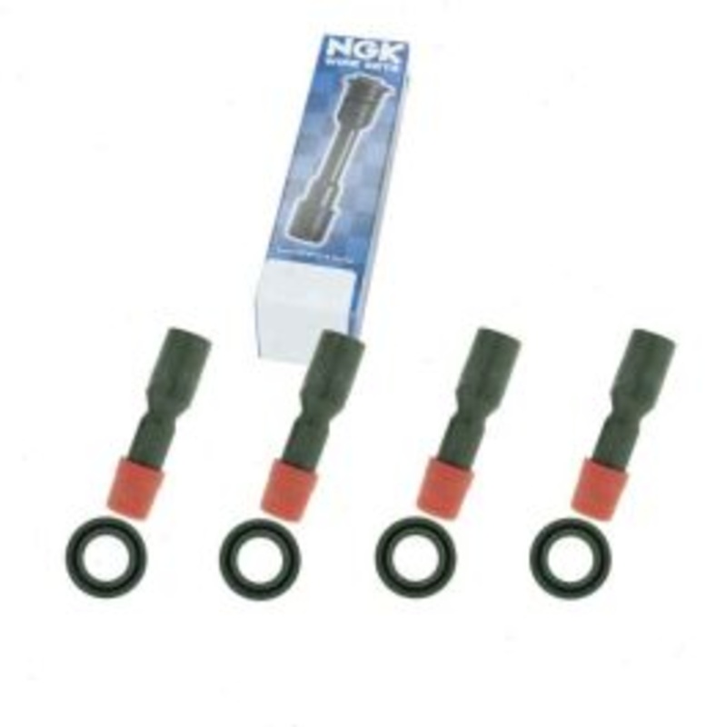 4 pc NGK Ignition Coil Boots for 2007-2008 Honda Fit 1.5L L4
