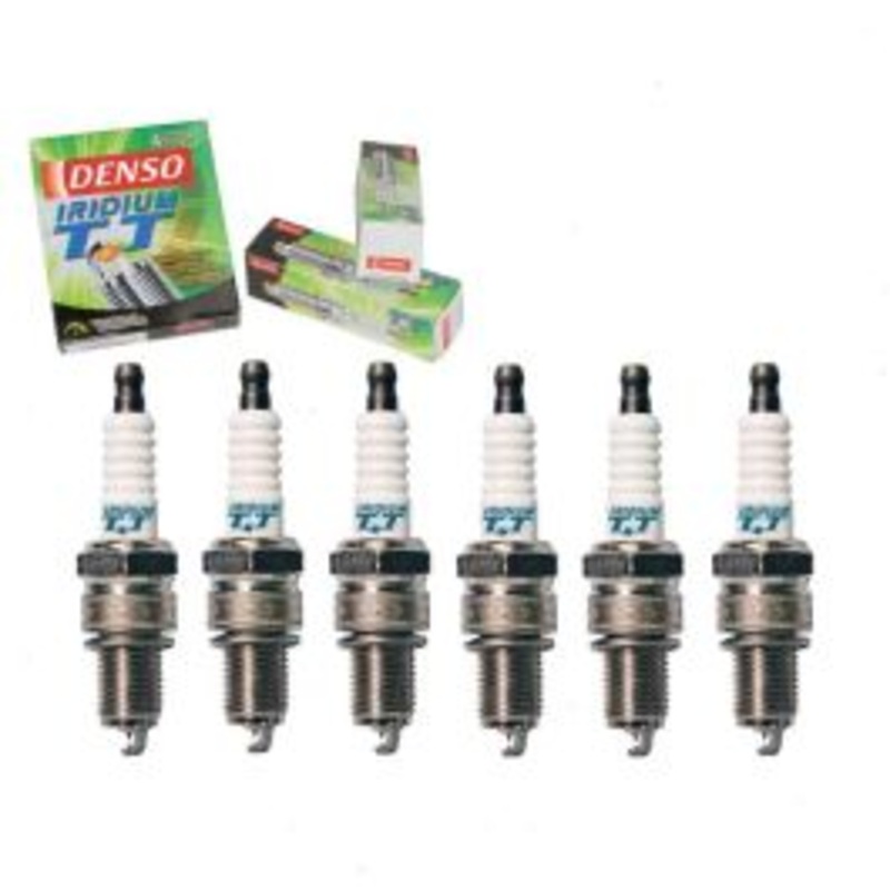 6 pc DENSO Iridium TT Spark Plugs for 1971-1974 Dodge B200 Van 3.2L 3.7L L6