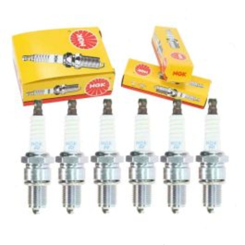 6 pc NGK Standard Spark Plugs for 1965-1971 Jeep J-100 3.8L L6