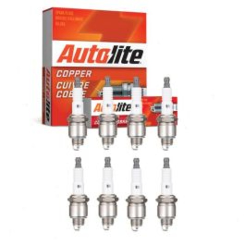8 pc Autolite Copper Core Spark Plugs for 1975-1978 Dodge B300 6.6L 7.2L V8