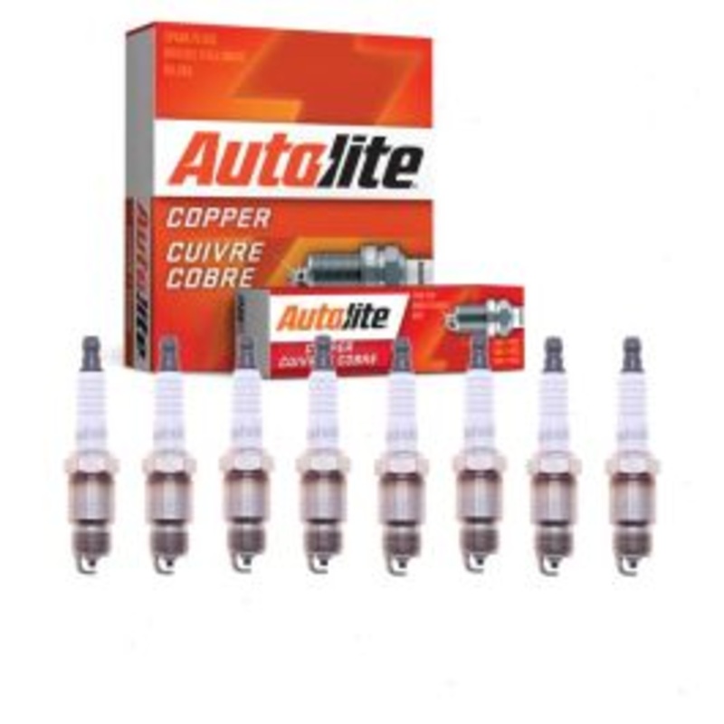 8 pc Autolite Copper Core Spark Plugs for 1980-1985 Mercury Capri 4.2L 5.0L V8