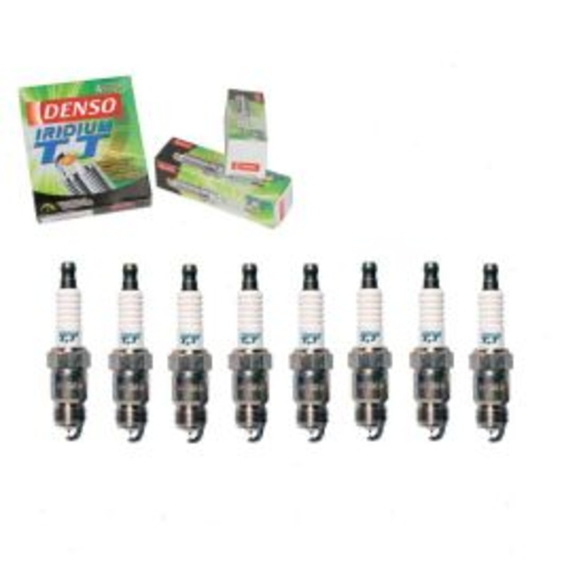 8 pc DENSO Iridium TT Spark Plugs for 1969-1970 Jeep J-2700 5.7L V8