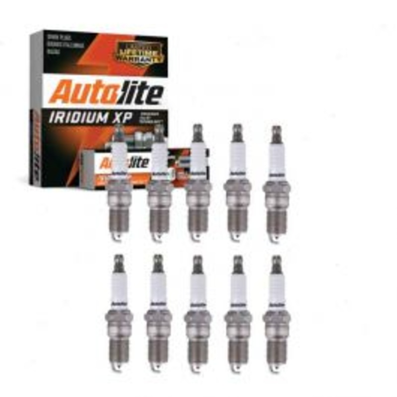10 pc Autolite Iridium XP Spark Plug for 1997-1998 Ford E-350 Econoline 6.8L