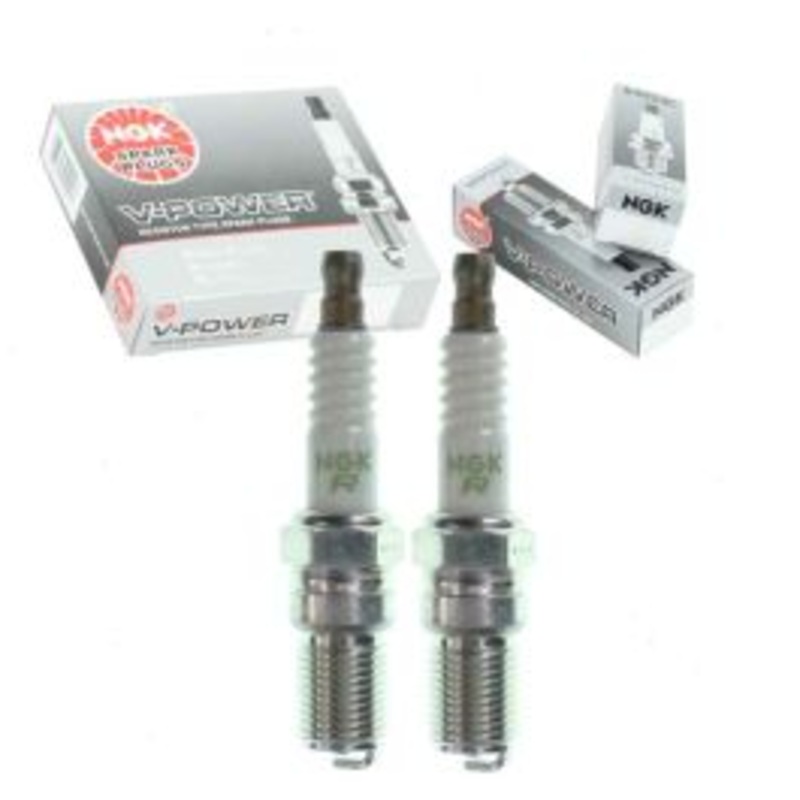 2 pc NGK V-Power 3346 BR7EF Spark Plugs