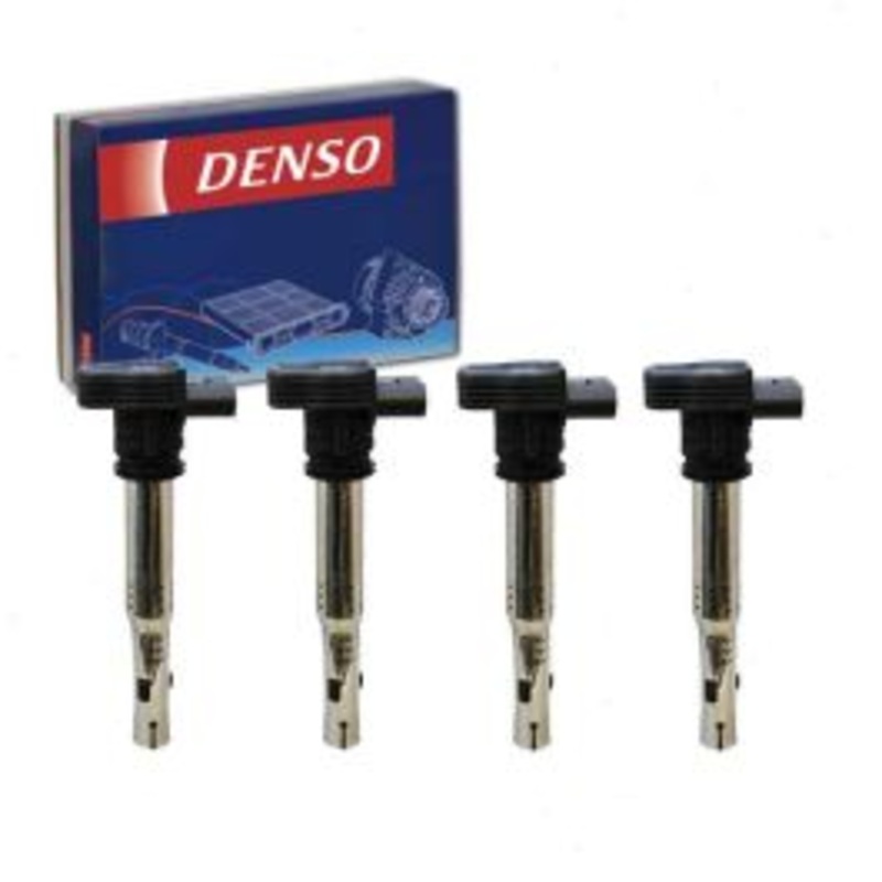 4 pc DENSO Direct Ignition Coils for 2005-2016 Audi A4 Quattro 2.0L L4