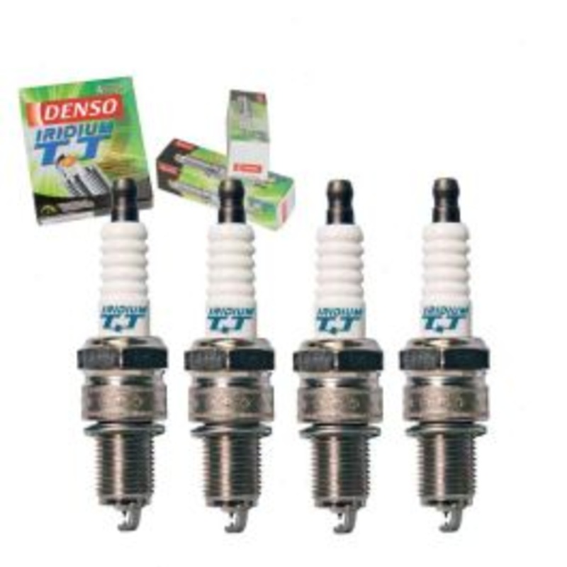 4 pc DENSO Iridium TT Spark Plugs for 1974-1995 Toyota Pickup 2.0L 2.2L 2.4L L4