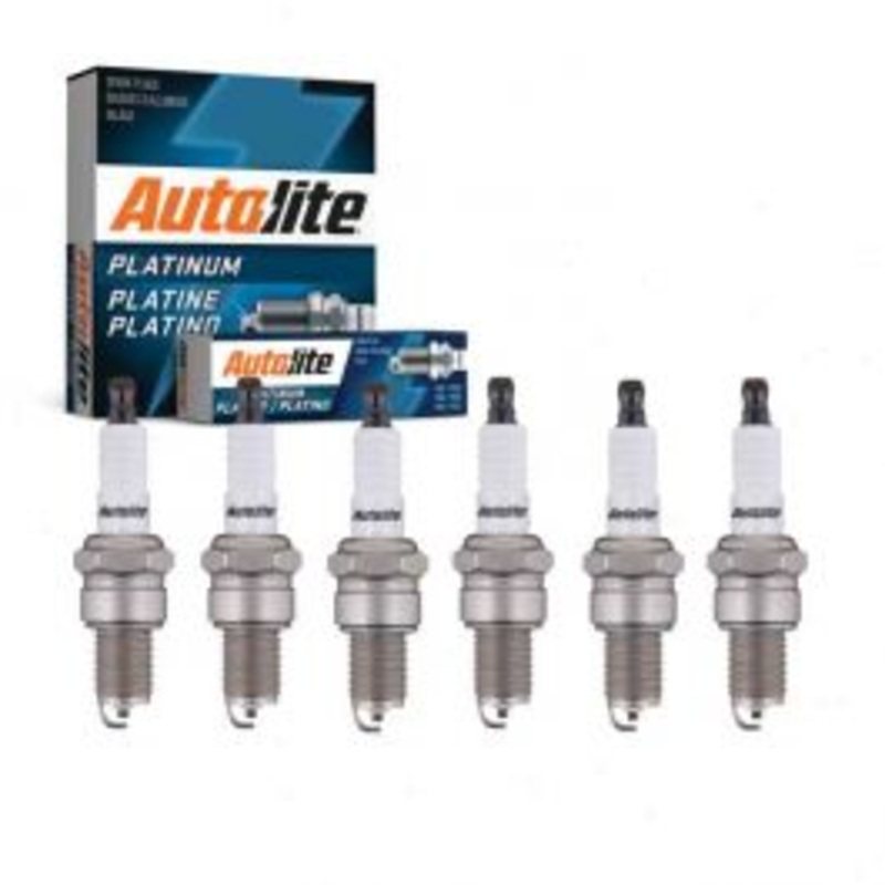 6 pc Autolite Platinum Spark Plug for 1973 Mercury Capri 2.6L V6