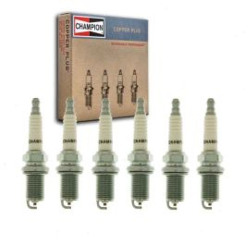 6 pc Champion Copper Plus Spark Plugs for 1997-1998 Aston Martin DB7 3.2L L6