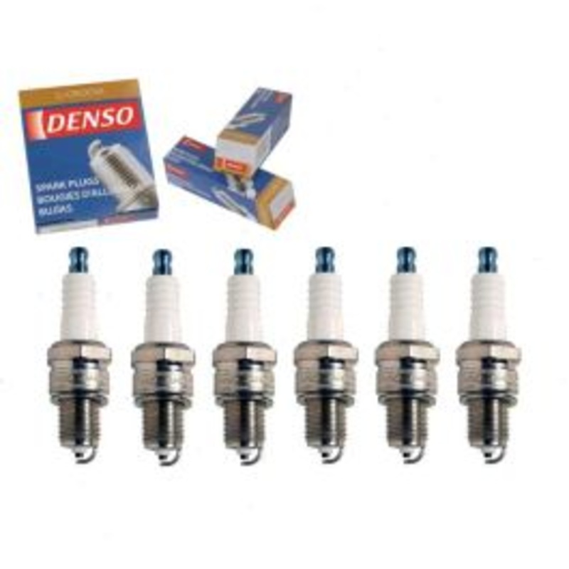 6 pc DENSO Standard U-Groove Spark Plugs for 1963-1966 Mercedes-Benz 230SL 2.3L L6