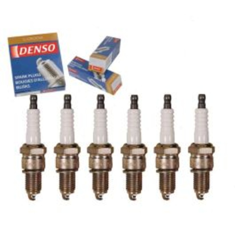 6 pc DENSO Standard U-Groove Spark Plugs for 1968 Jeep J-3800 3.8L L6