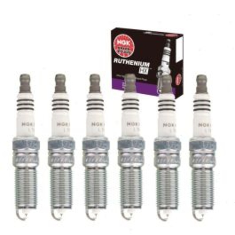 6 pc NGK Ruthenium HX Spark Plugs for 2015-2019 Ford Transit-150 3.5L V6