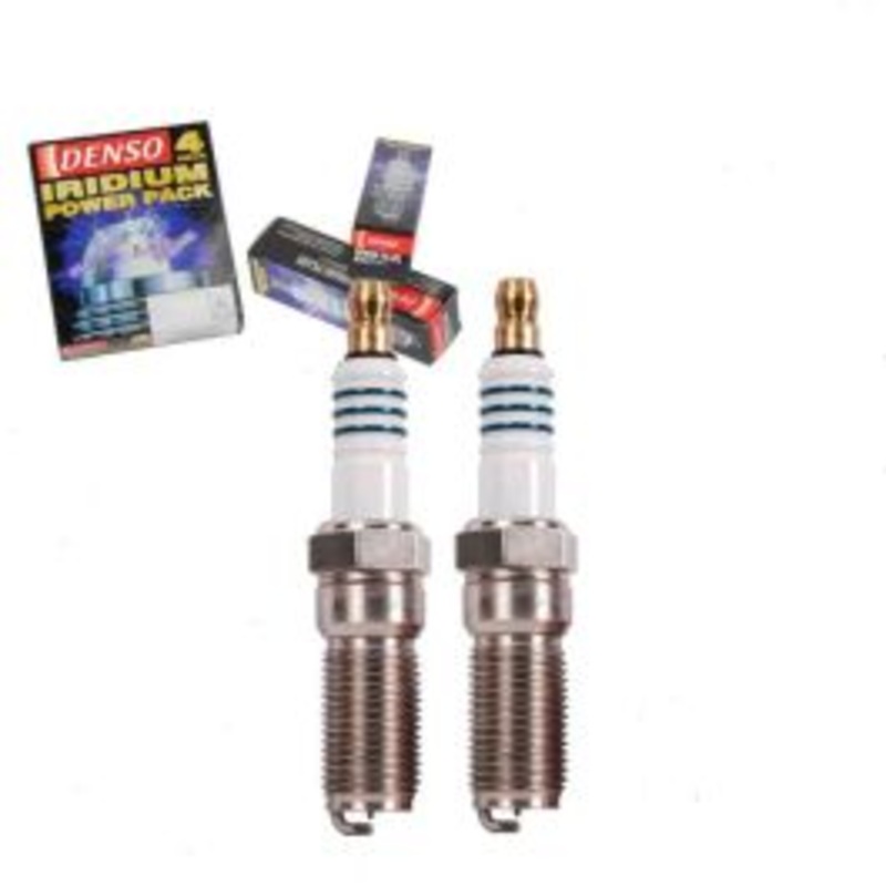 2 pc DENSO Iridium Power 5342 ITV27 Spark Plugs