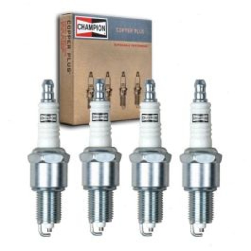 4 pc Champion Copper Plus Spark Plugs for 1967-1970 Pontiac Acadian 2.5L L4