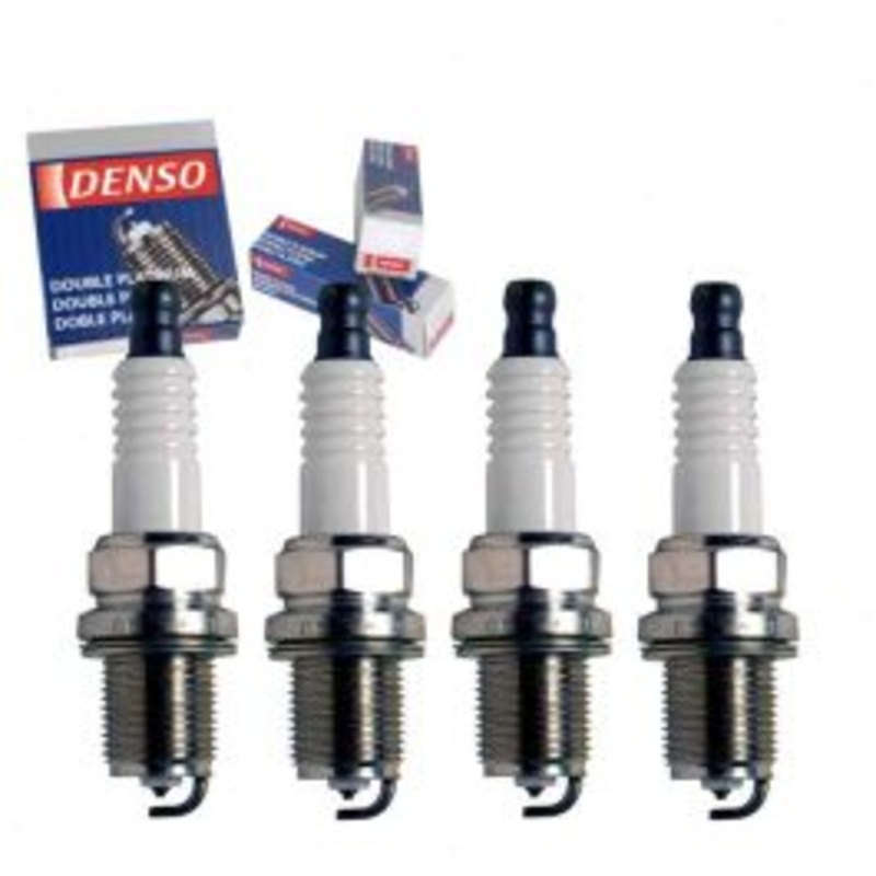 4 pc DENSO Double Platinum Spark Plugs for 2005-2009 Kia Spectra 2.0L L4