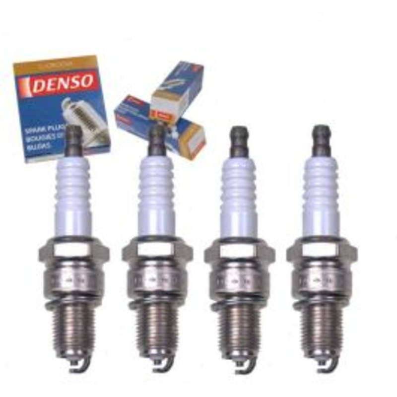 4 pc DENSO Standard U-Groove Spark Plugs for 1985-1988 Mitsubishi Mirage 1.6L L4