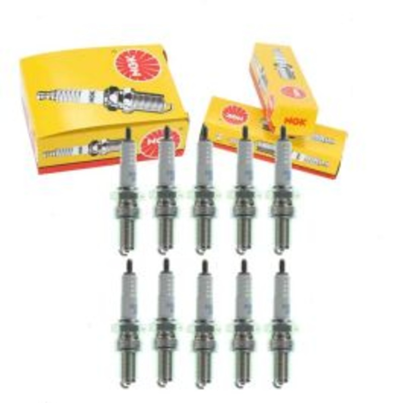 10 pc NGK Standard 1299 JR10B Spark Plugs