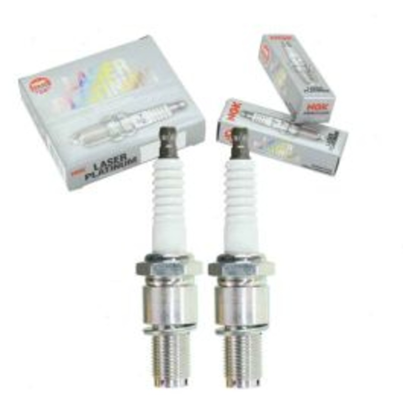 2 pc NGK Laser Platinum 4764 BUR7EQP Spark Plugs