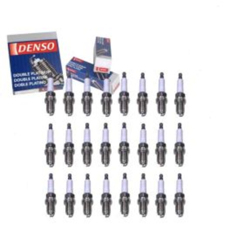24 pc DENSO Double Platinum Spark Plugs for 2016 Mercedes-Benz Maybach S600 6.0L V12