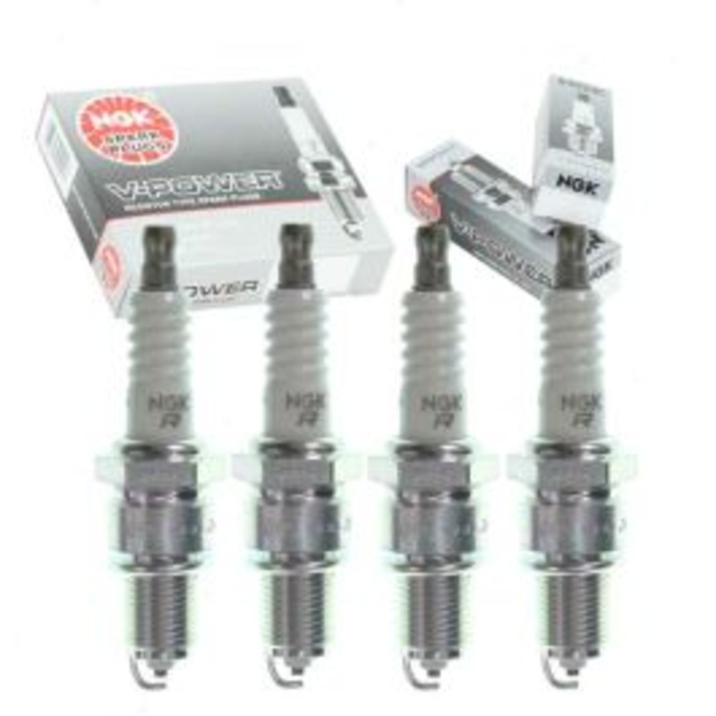 4 pc NGK V-Power Spark Plugs for 1982-1983 Pontiac J2000 1.8L L4