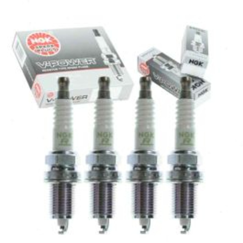 4 pc NGK V-Power Spark Plugs for 1990-1992 Mazda MX-6 2.2L L4