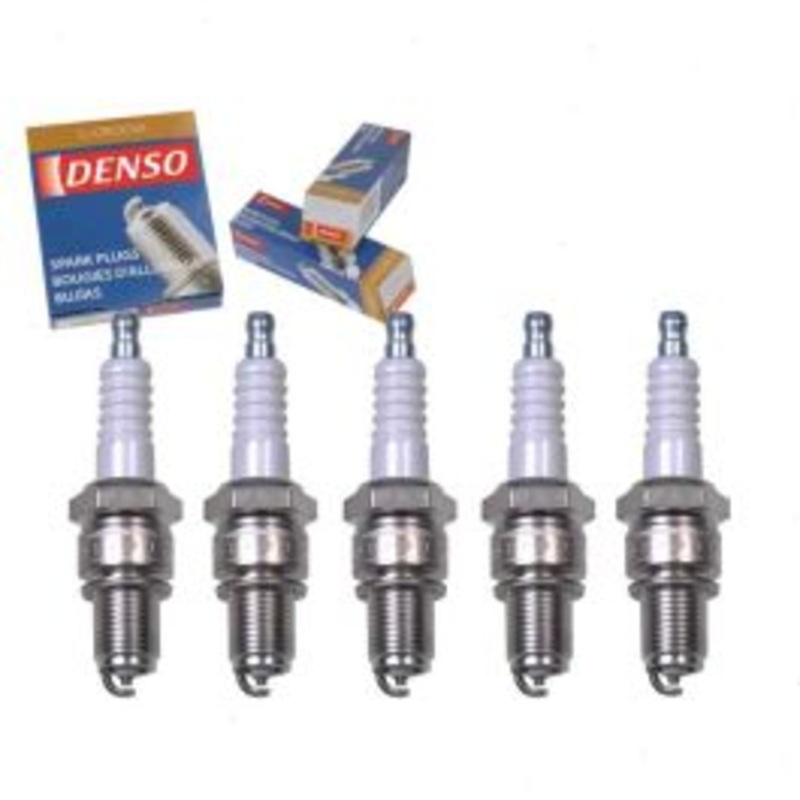5 pc DENSO Standard U-Groove Spark Plugs for 1988-1989 Audi 90 Quattro 2.3L L5