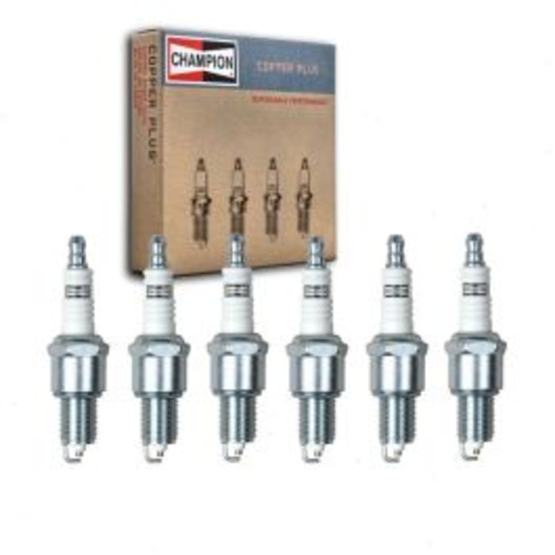6 pc Champion Copper Plus Spark Plugs for 1965-1971 American Motors Ambassador 3.3L 3.8L 4.2L L6