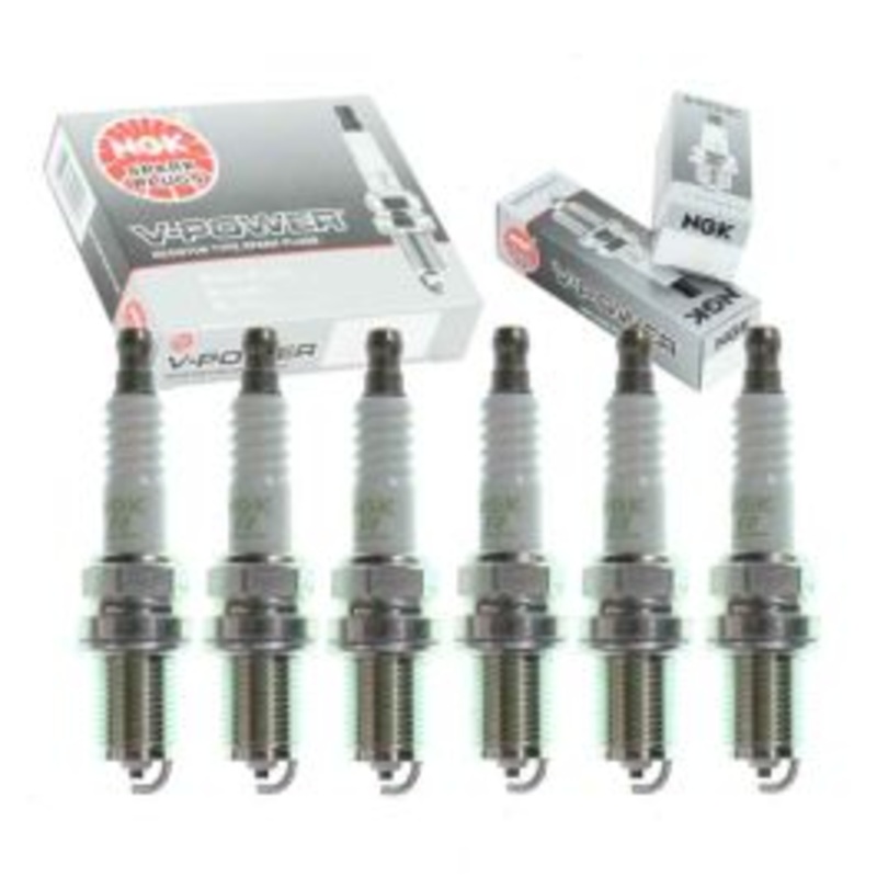 6 pc NGK V-Power Spark Plugs for 1995-2004 Audi A6 Quattro 2.7L 2.8L V6