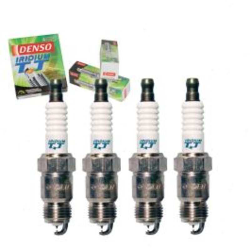 4 pc DENSO Iridium TT Spark Plugs for 1980-1983 Jeep CJ5 2.5L L4