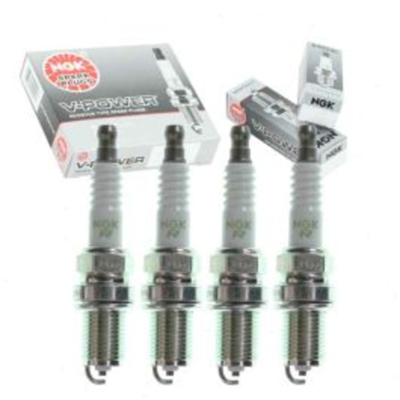 4 pc NGK V-Power Spark Plugs for 1988-1991 Honda CRX 1.5L L4