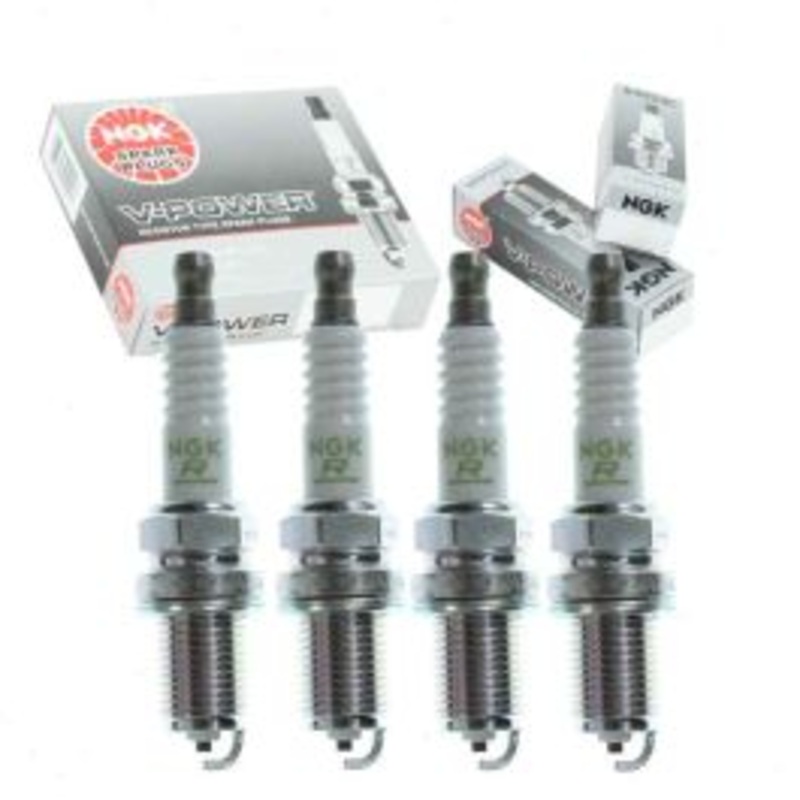 4 pc NGK V-Power Spark Plugs for 1991-2002 Saturn SL1 1.9L L4