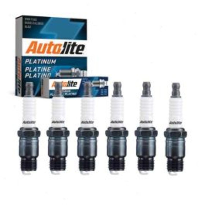 6 pc Autolite Platinum Spark Plug for 1975-1980 Chevrolet G20 4.8L L6